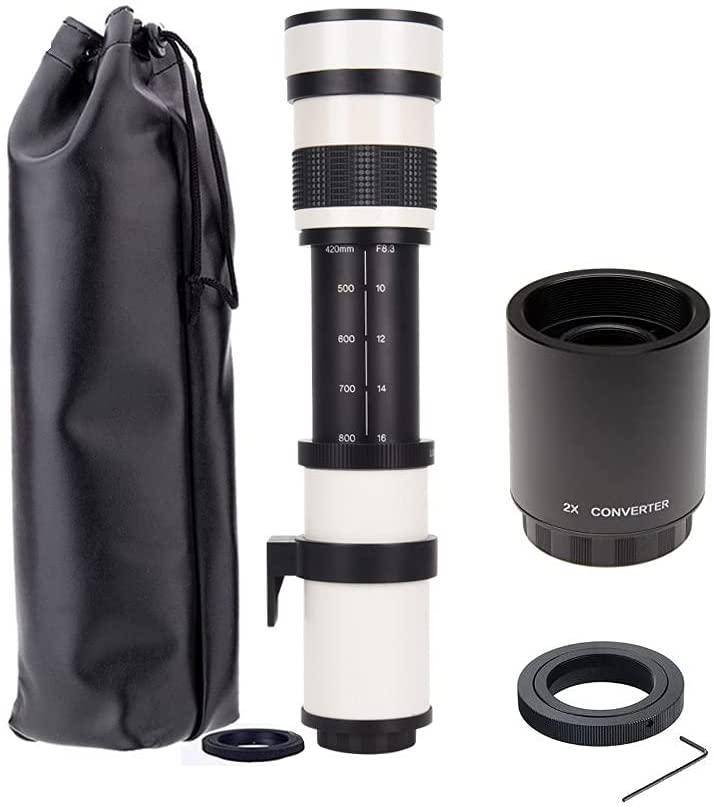 Telephoto Lens Canon 90d Recommended Lenses JINTU 420-1600mm