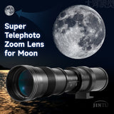 JINTU 420-800mm F/8.3 Manual Camera Lens Telephoto Zoom Lenses for Canon NIKON Samsung SONY NEX DSLR Camera Photograp