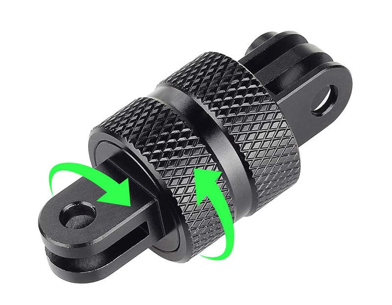 Adaptateur Pivotant 360° Pour Trépied - Compatible GoPro Hero 7/6/5/4, DJI Osmo Action, Xiaomi Yi - Alliage D'aluminium - 4
