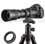 JINTU 420-1600mm f/8.3 Manual Telephoto Zoom Lens for Nikon SLR Camera D5600 D5500 D5200 D5100 D3300 D3200 D3400 D7200 D750 D3500 D7500 D600 D800 D810 D3100 D5200 D5600 D7000 Camera