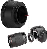 JINTU T Mount T2 T-Lens Adapter Ring Telephoto Lens Adapter Compatible with Canon Nikon Sony Fuji Micro 4/3 Cameras 420-800mm 500mm 900mm