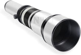 JINTU 650-2600mm 650-1300mm +2X Teleconver Telephoto Lens Zoom lens for Canon EF EOS DSLR SLR Camera