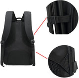 JINTU Camera Backpack Bag Laptop Case for DSLR/SLR Camera Waterproof, Shoulder Bag Compatible for Canon Nikon Sony Cameras and Lens Accessories for Photographers Travel Outdoor, Nylon Black