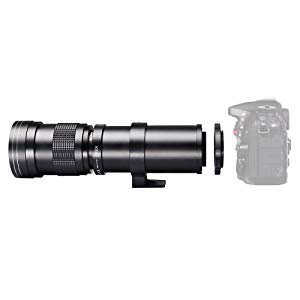 JINTU Lente teleobjetivo zoom F/8.3 para Canon Nikon SLR T8 T8i T7i T7s T7  T6s T6i T6s T6i T5 SL3 SL2 4000D 650D 800D 550D 80D 90D 60D 5D IV D5600