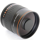 JINTU 900mm f/8.0 Super Mirror Telephoto Manual Focus Lens + T2 Mount Adapter Ring For Canon Nikon Pentax Sony DSLR Camera