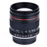JINTU 85mm f1.8 Manual Portrait Lens for Canon EOS 400D 450D 650D 550D 750D 4000D 2000D 200D 1200D 1300D 80D 70D 60D 60Da 5D II IV T6s T6i T6 T5i T5 T4i T3i T3 T2i  SL1